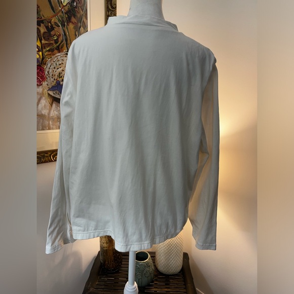 Gretchen Scott Lovely Cotton Lycra Hand Embroidered Jacket Large - Picture 5 of 6